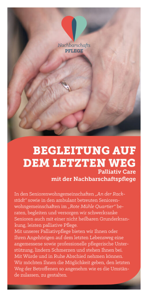 Flyer zur Nachbarschaftspflege in Wittstock